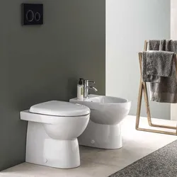 Sanitari filomuro a cacciata rimfree Serie Selnova Compact - Geberit