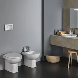 Sanitari filomuro a cacciata rimfree scarico orizzontale sedile SoftClose Serie Selnova - Geberit