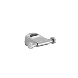 Appendiabiti doppio in acciaio inox e cromall cromo - Stelvio di Gedy