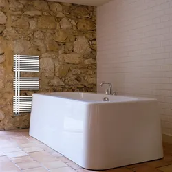 Termoarredo 50x112h cm in acciaio al carbonio bianco - Bari di Lazzarini