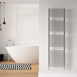 Termoarredo 50x173,8h cm in acciaio al carbonio cromato - Ragusa di Lazzarini