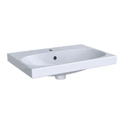 Lavabo compatto 60 cm sospeso o da appoggio Serie Acanto - Geberit