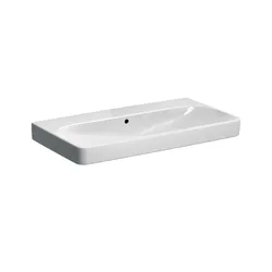 Lavabo sospeso o da appoggio 90 cm senza foro miscelatore Serie Smyle Square - Geberit