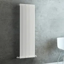 Termoarredo 39x150h cm in acciaio al carbonio bianco - Grosseto di Lazzarini