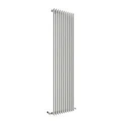 Termoarredo 44,5x180h cm in acciaio al carbonio bianco - Arezzo di Lazzarini