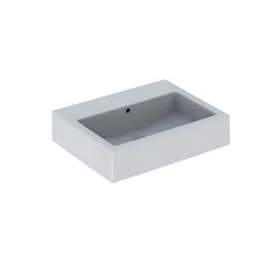 Lavabo sospeso o da appoggio 60 cm senza foro miscelatore ceramica Serie Closer - Geberit