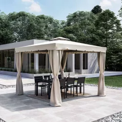 Gazebo 3x3 m con telo grigio - Bolt