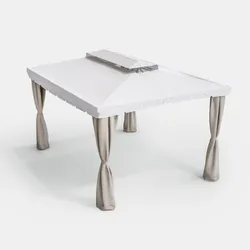 Set di tende laterali per gazebo 3x2 m ecrù - Bolt