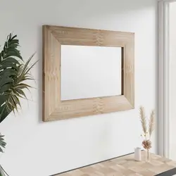 Specchio 107x82 cm con cornice in legno di abete - Harlem