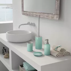 Set Accessori D Appoggio In Ceramica Acquamarina Sabina Di Gedy