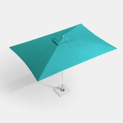 Telo di ricambio 300x200 cm verde per ombrellone Robin
