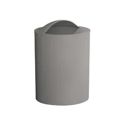 Cestino portarifiuti in resina grigio 6 litri - Eye di Gedy