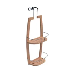 Portaoggetti appendibile a 2 ripiani in bambù - Nature di Gedy