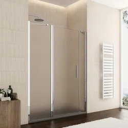 Box doccia nicchia 140cm 50 giunto + 70 battente + 25 fisso opaco 190h - Nilo