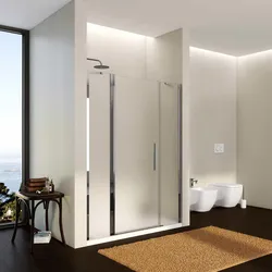 Box doccia nicchia 145cm 35 giunto + 80 battente + 35 fisso opaco 190h - Nilo