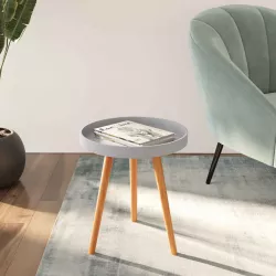 Scatola pouf contenitore 35 cm quadrato con fantasia etnica con pattern  geometrico