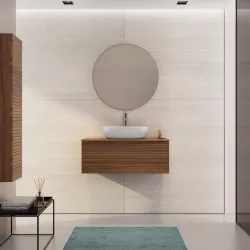 Specchio da bagno ottagonale Borea