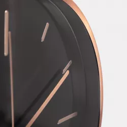 Orologio da parete nero e oro - DiKasa