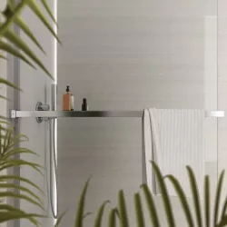 Barra universale per Walk-In porta sapone e asciugamani 120 cm