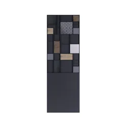 Termoarredo 1612x535 mm in acciaio antracite - Patchwork di Lazzarini