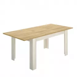Tavolo allungabile 140-190x90 cm in legno rovere nordico - Carnet