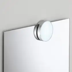 SPECCHIO FILO LUCIDO C/LAMPADA LED - De Meo Ceramiche