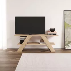 Mobile porta tv 120x40h cm in legno rovere - Kantiko