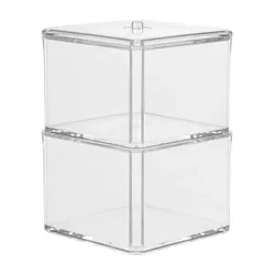 Set di 2 scatole portaoggetti trasparente - Belive