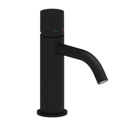 Miscelatore lavabo senza leva e senza scarico nero opaco - Light di Paffoni