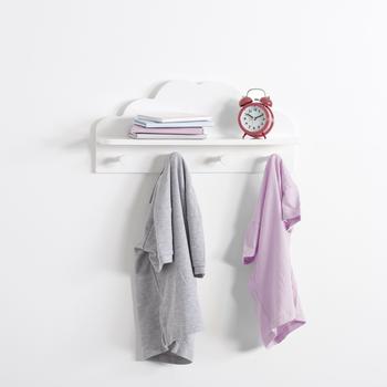 JOLY FANG Appendiabiti da parete pieghevole, Portatile Alluminio Stendibiancheria da Parete, Grucce Appendiabiti Pieghevole Salva spazio, per Camera da Letto, Bagno (Nero, 1
