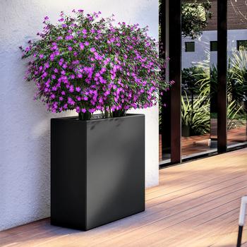 Vasi In Plastica Opaca &ndash; 6 Colori E 4 Misure &ndash; Fioriera Classica Per Piante &ndash; Deco
