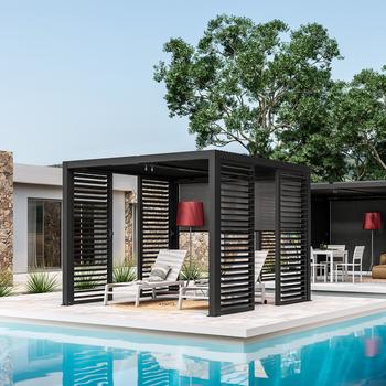 Pergolato In Legno Verdelook 3x4m | Gazebo Da Giardino Impregnato | Protezione Sole - Foto 10