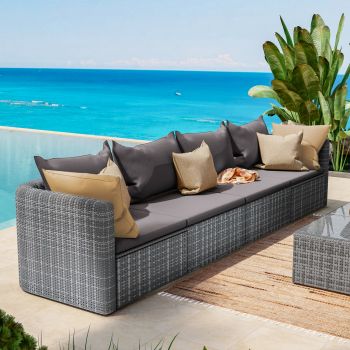 Playa Lettini da giardino mare e spiaggia design moderno poly rattan