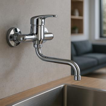 Miscelatore A Muro Con Doccetta - Foto 3