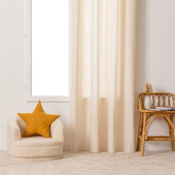 Tende moderne con stampa su misura Motivo geometrico in oro e bianco