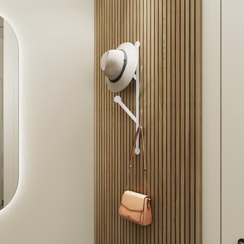 16 Ganci Da Porta In Acciaio Inox | Appendiabiti Per Camera, Bagno, Cucina | Senza Forare | Porta Fino A 3 Kg - Foto 10