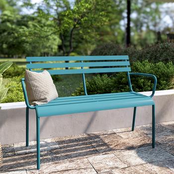 Panchina Da Giardino 2 In 1 Con Contenitore - In Legno Di Abete Massiccio, Dimensioni 119x76x44 Cm, Colore Marrone