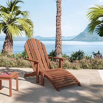 Sedia Pieghevole Mare Sedia Pieghevole In Legno Per Spiaggia E Giardino: Ponte, Lettino, Comoda E Pratica Sdraio Legno Regolabile - Foto 13