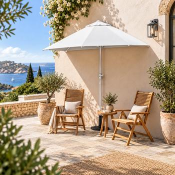 Set Di 2 Basi Per Ombrellone Outsunny - Riempibili Con Acqua O Sabbia, Nero, Ideale Per Giardino