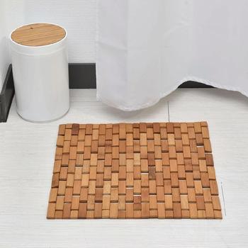 Pedana Doccia In Legno Di Abete - Antiscivolo Per Interni Ed Esterni, Made In Italy - Foto 4