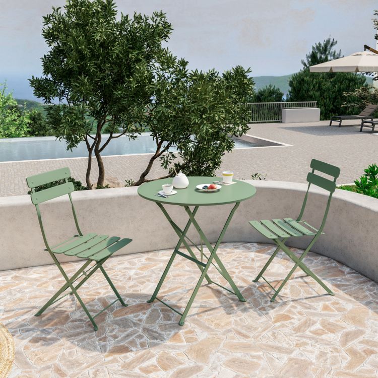 Tavolo Easy apri e chiudi (70_x_70_cm, Green) : .it: Giardino e  giardinaggio