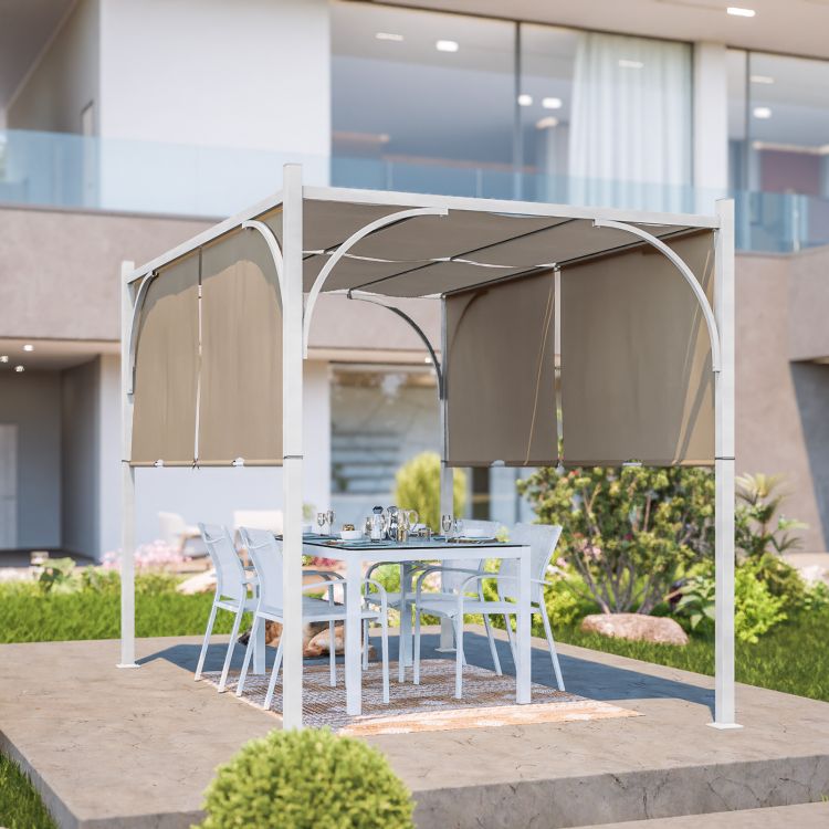 Vivereverde, Shading 3x4 h.235 Upperalu, gazebo roma, gazebo trovaprezzi, gazebo pergola, gazebo on line, gazebo 4x3