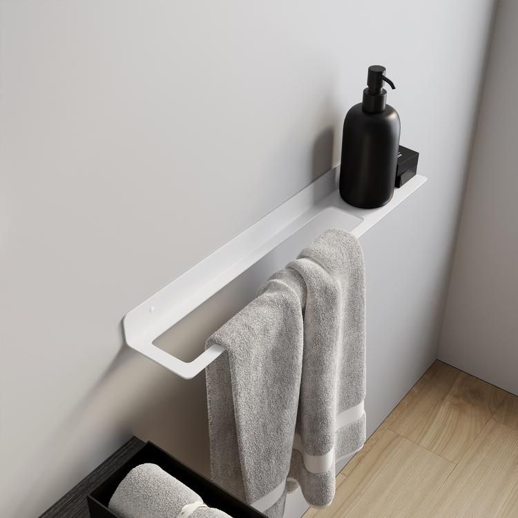 Mensola portaoggetti da bagno in bambù 3 livelli SDB04022