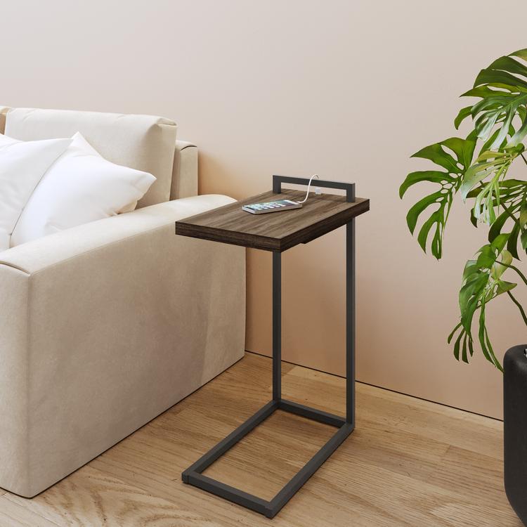 Tavolino Da Divano Rotondo In Acrilico Trasparente - Diametro 45 Cm, Altezza 47,5 Cm - Resistente E Pronto All'uso