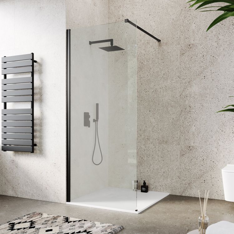 H.140 cm Sopravasca Parete Vasca da Bagno 100 cm Due Ante Movibili