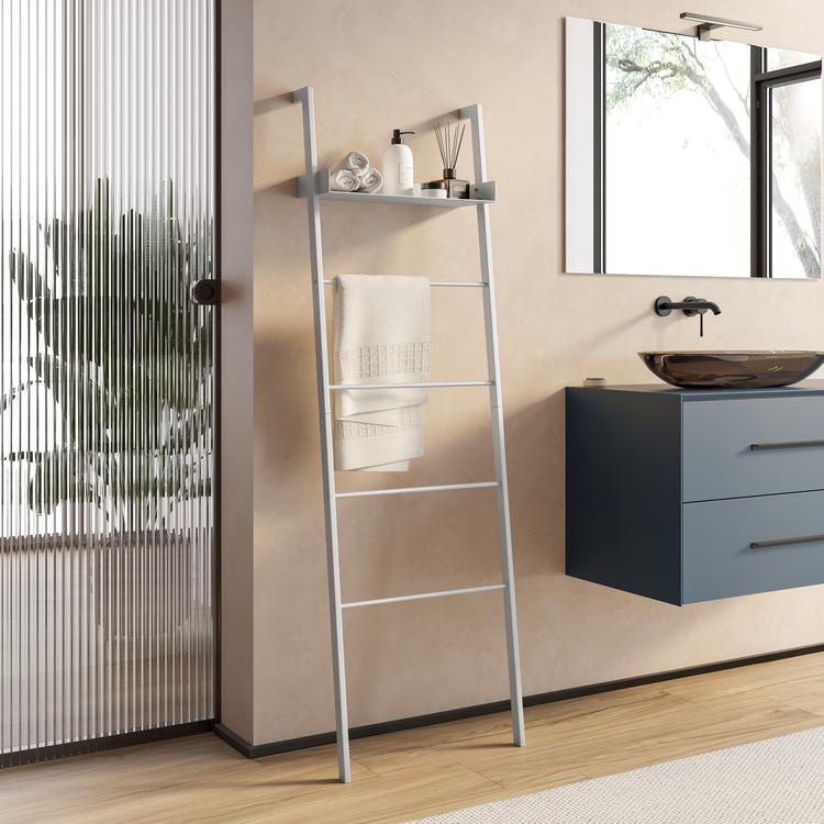 Portasciugamani Da Parete Acciaio Inox 40cm - 2 Bracci, Moderno - Foto 6