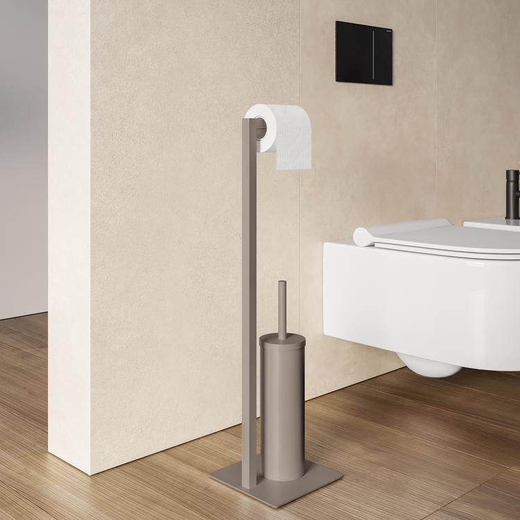 INstile porta scopino da parete ottone
