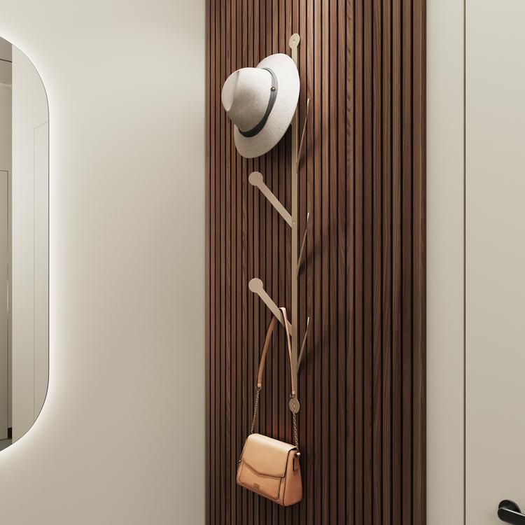 Ganci Appendiabiti Da Parete Nero - 2 Pezzi Stile Vintage Per Interni Ed Esterni - Foto 13