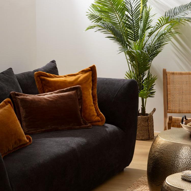 Cuscini Rotondi Per Interni Ed Esterni | 100% Cotone, Design Gufo 45x45 Cm | Morbidi E Lavabili - Foto 9