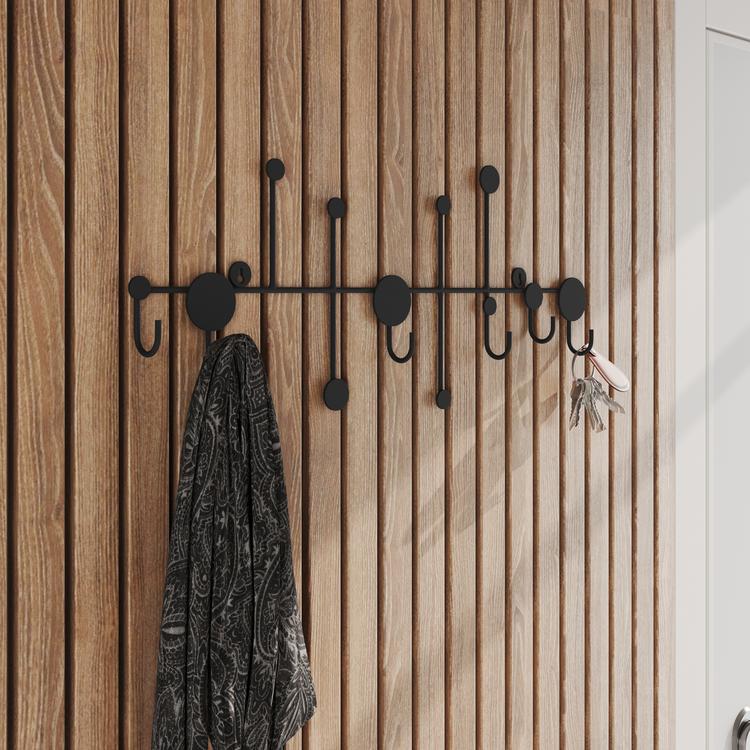 Cleafe - Appendiabiti Con 2 Ganci Per Accappatoio Bagno Casa A Parete Contemporaneo 59746